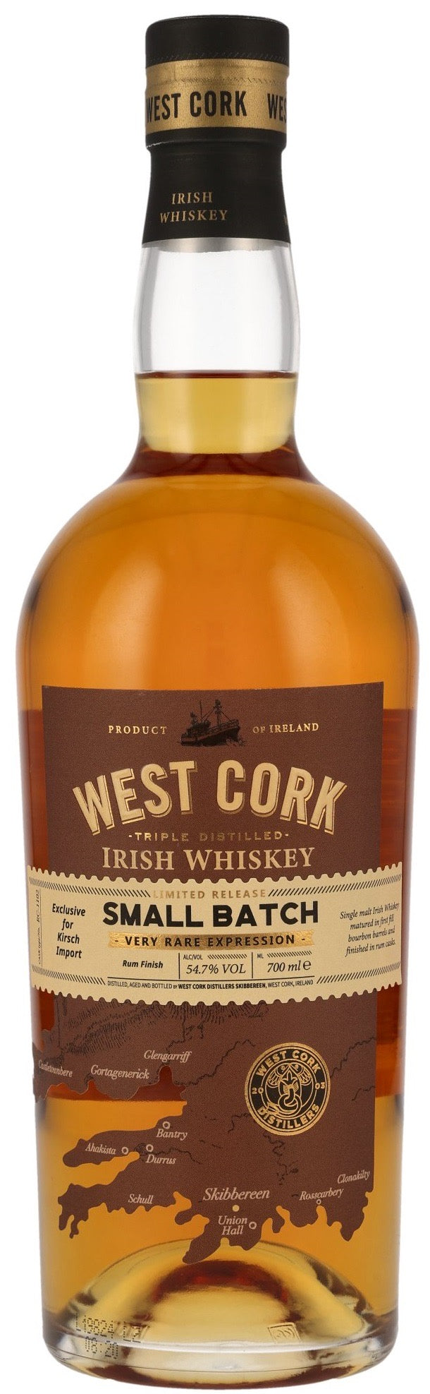 West Cork Irish Whiskey Small Batch Cask Strength
