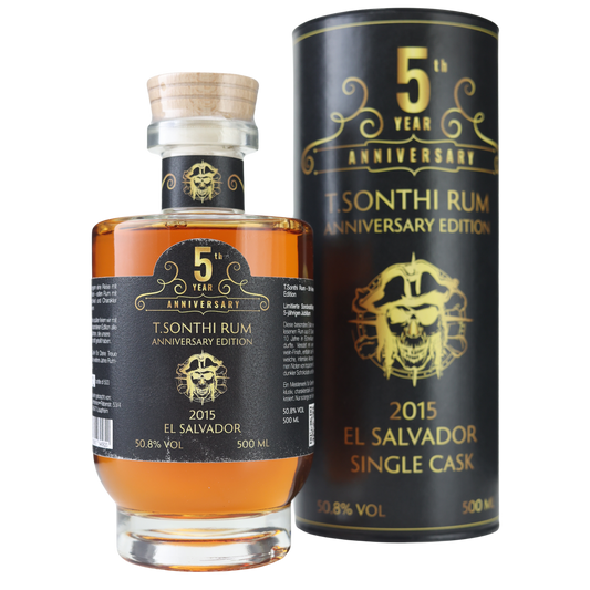 T.Sonthi Rum 5th Year Anniversary Edition 2015 El Salvador Single Cask