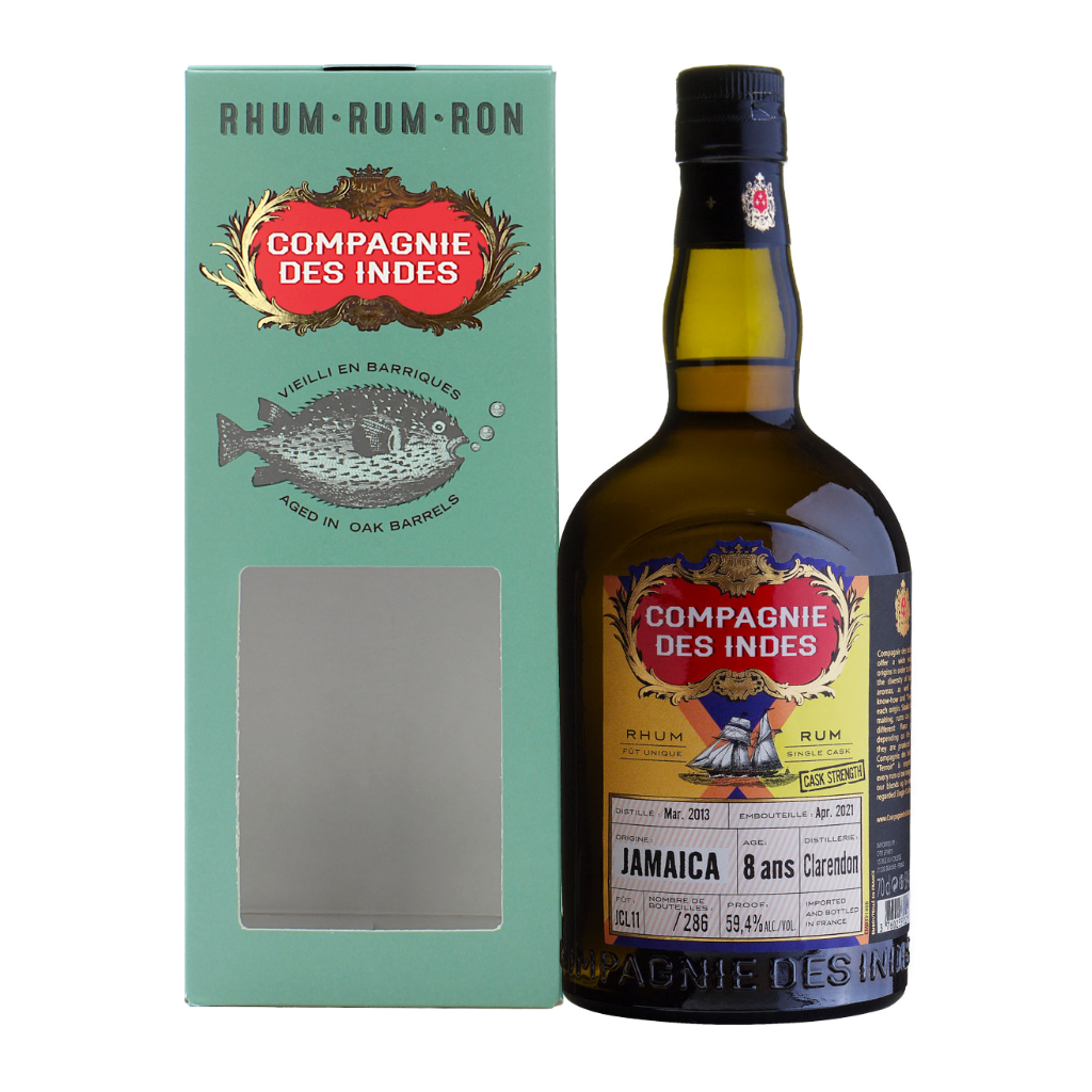 Compagnie des Indes Jamaica Rum Clarendon 8 ans
