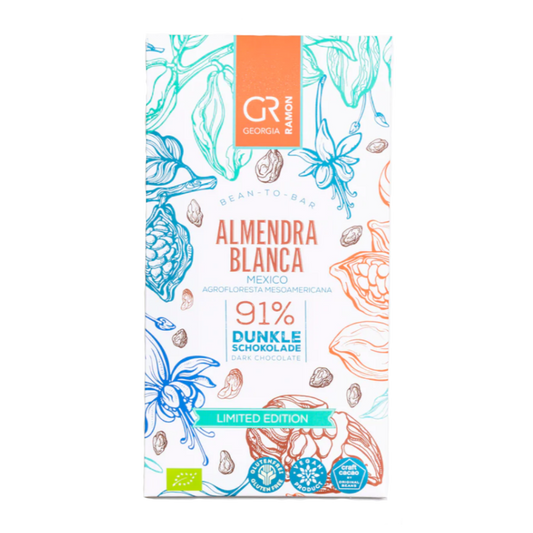 Bio-Schokolade Almendra Blanca 91%
