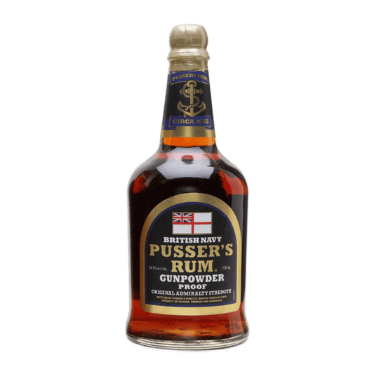 Pusser's British Navy Black Label Gunpowder Proof Rum